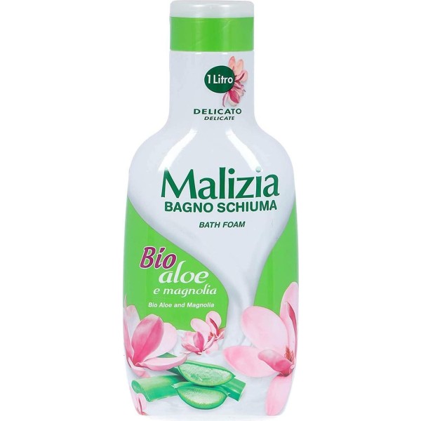 Malizia bio aloe y magnolia espuma de baño 1000ml